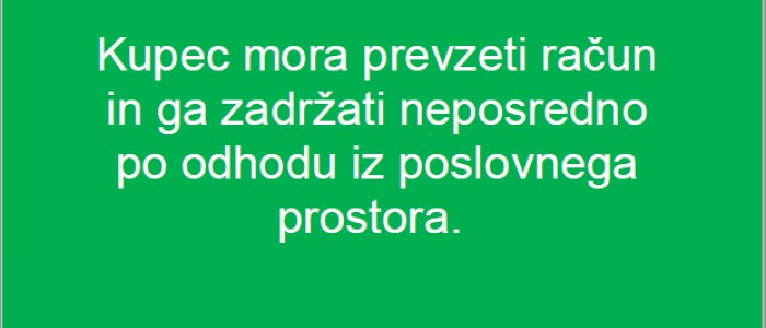 Vkopi razum, zahtevaj račun!