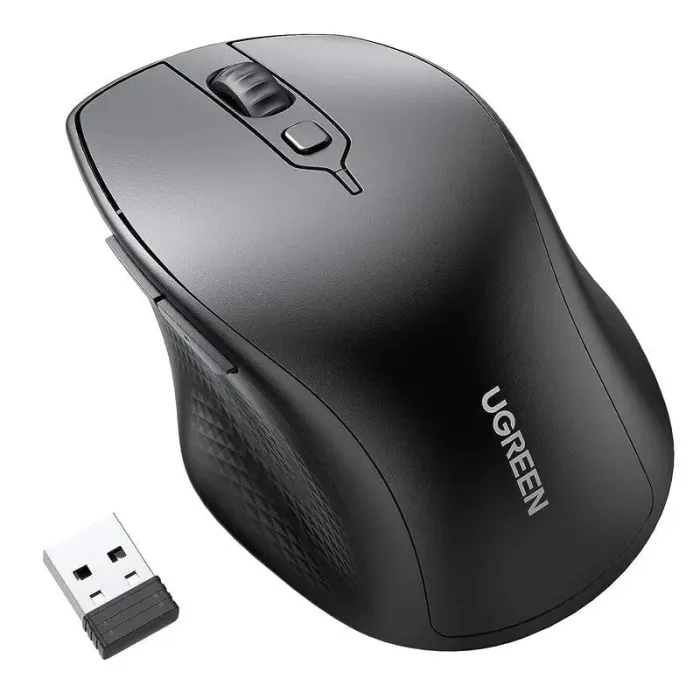 Ugreen ergonomska Dual-mode brezžična miška s stranskimi gumbi