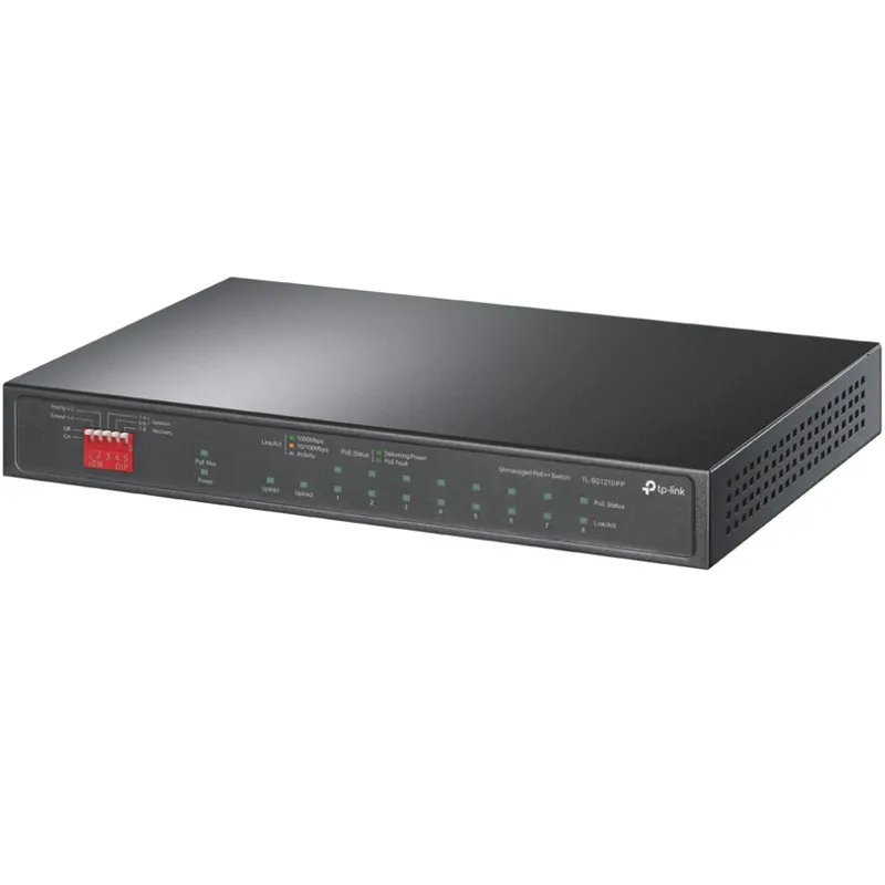 TP-LINK TL-SG1210PP 10-port 9x Gigabit (6x PoE+ 2x PoE++) RJ45 1x Gigabit SFP/RJ45 Combo mrežno stikalo switch