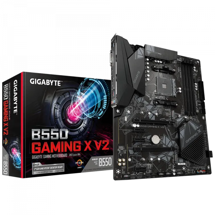 GIGABYTE B550 GAMING X V2, DDR4, SATA3, USB3.2Gen2, HDMI, AM4 ATX