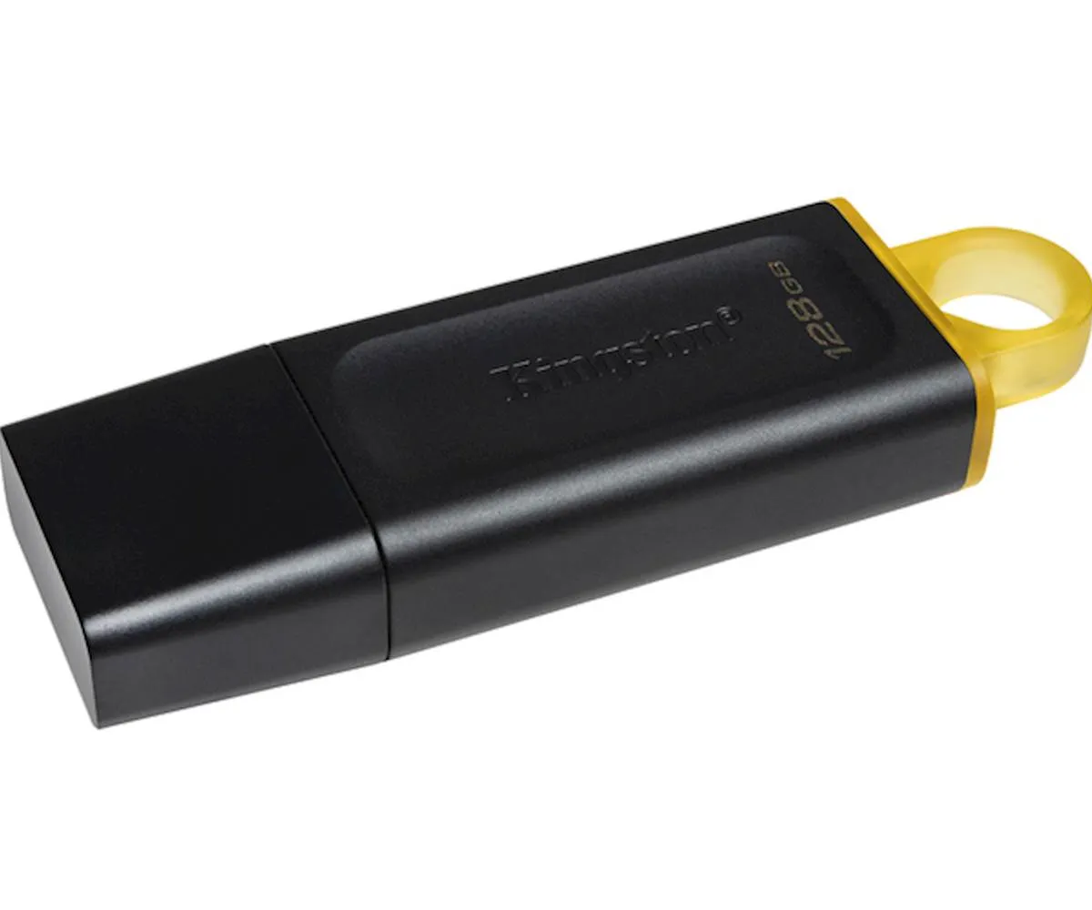 USB disk Kingston 128GB DT Exodia, 3.2 Gen1, črn, s pokrovčkom