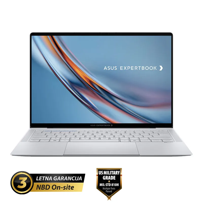 ASUS ExpertBook Ultra B9 OLED 14" (35,56cm) WQXGA+ Core Ultra 7 X7 358H 32GB 1TB 0,99kg Win11 Pro Morn Grey prenosni računalnik B9406CAA-WB358H8DG1X + ovitek in LAN adapter