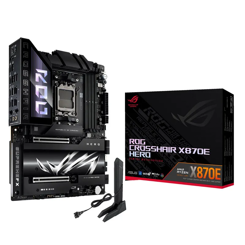 ASUS ROG CROSSHAIR X870E HERO AM5 DDR5 WiFi RGB gaming ATX osnovna plošča