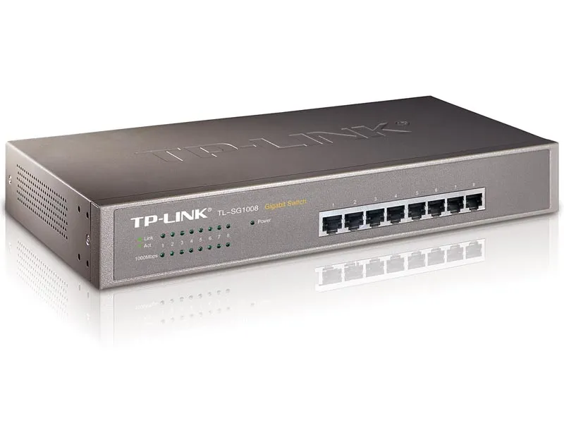 TP-LINK TL-SG1008 8-port gigabit RJ45 rack mrežno stikalo switch