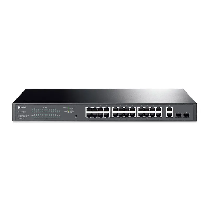 TP-LINK TL-SG1428PE 28-Port Gigabit (24x PoE+) 2x Gigabit RJ45 2x Gigabit SFP Easy Smart mrežno stikalo switch