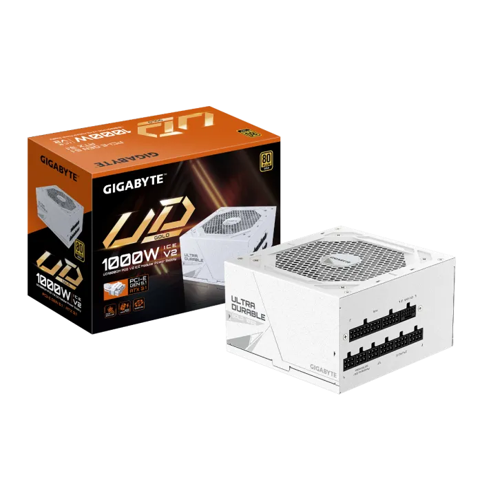 Gigabyte 1000W PG5 ICE GOLD modularni PCI-E 5.0 napajalnik