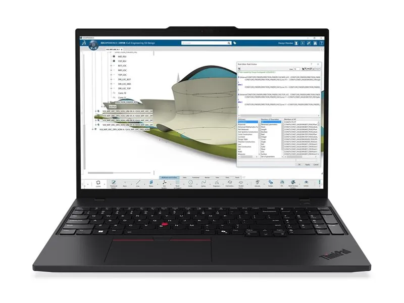 LENOVO ThinkPad P16s G4 Intel Core Ultra 7 255H 16inch WUXGA 32GB 1TB UMA W11P black 3Y