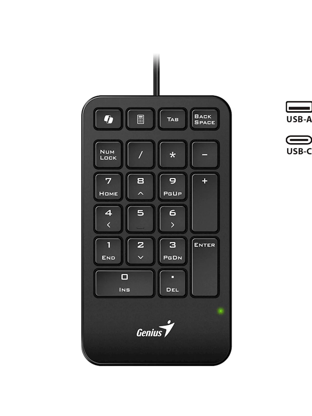 Tipkovnica Genius NumPad 125,USB-A,Black