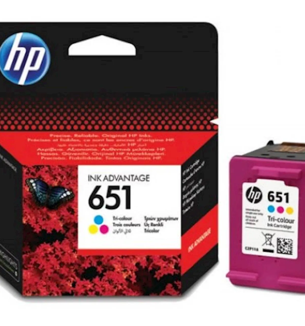 ČRNILO HP BARVNO 651 za Deskjet IA 5575, 5645 ZA 300 STRANI