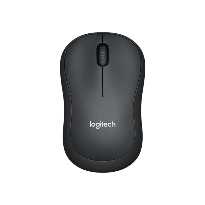 Logitech M220 Silent brezžična miška, črna