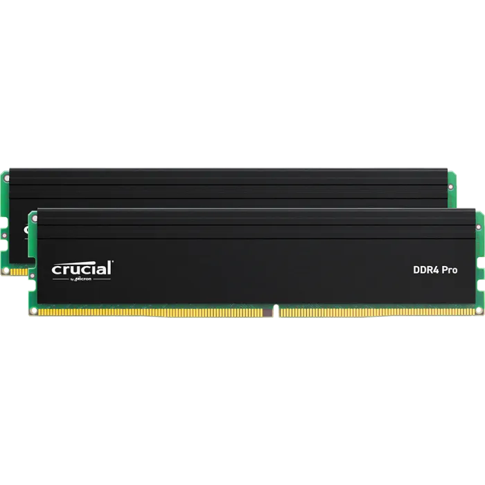 Crucial Pro 32GB Kit (2x16GB) DDR4-3200 DIMM PC4-25600 CL22, 1.2V