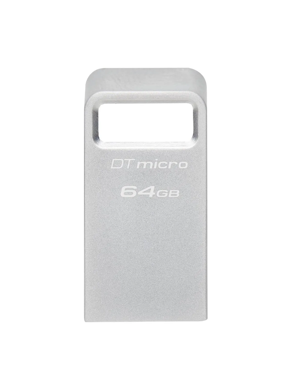 USB DISK KINGSTON 64GB DT Micro, 3.1, srebrn, kovinski, micro format, 3.2, srebrn, kovinski