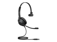 JABRA Evolve2 30 SE MS Mono Headset on-ear wired USB-A noise isolating Certified for Microsoft Teams