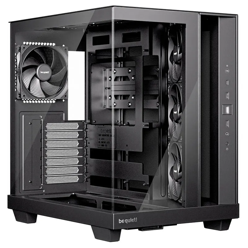BE QUIET! Light Base 500 (BGW83) midi-ATX okno črno ohišje