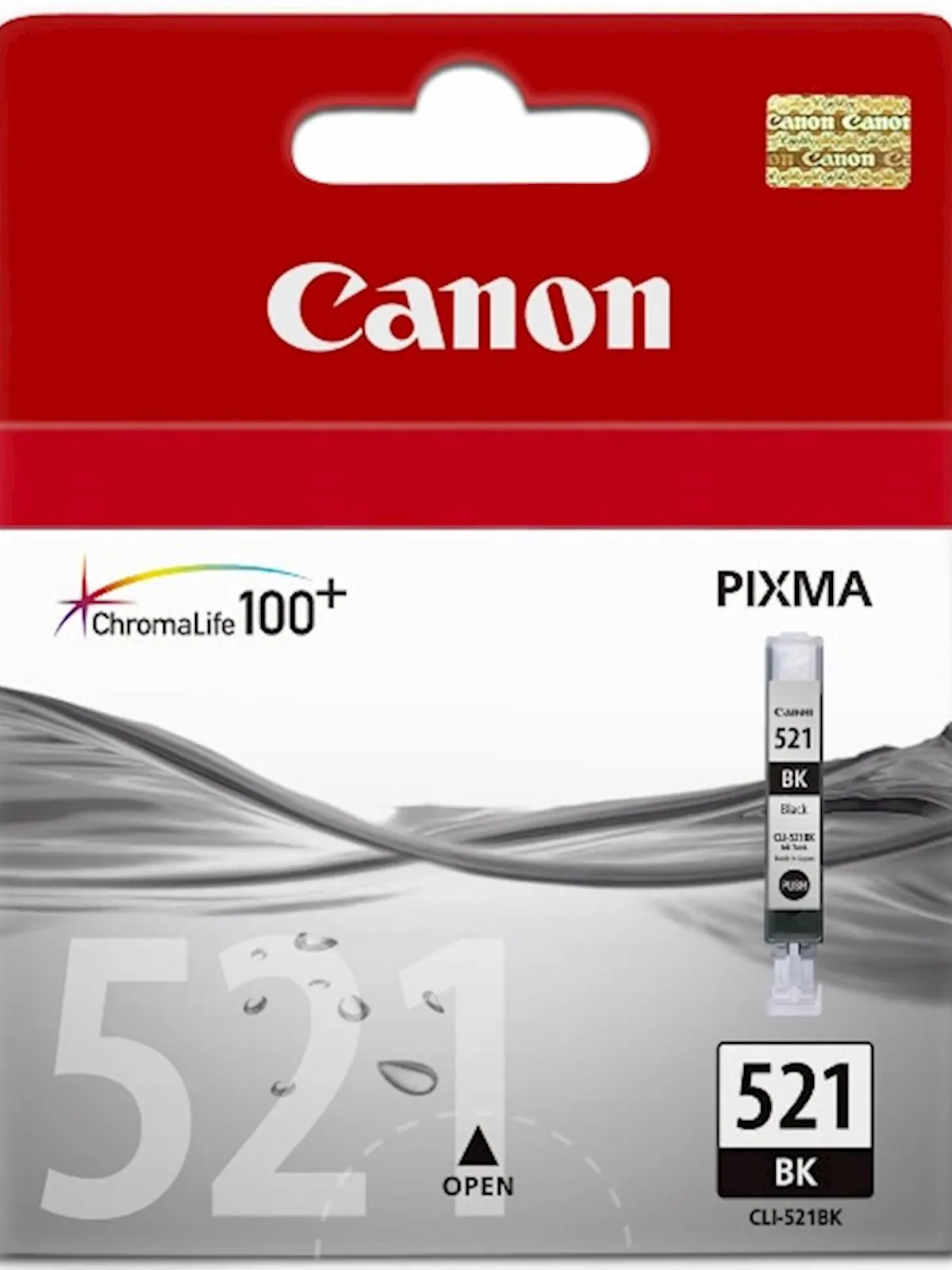ČRNILO CANON CLI-521 ČRNO ZA IP3600/4600/MP540/MP620 ZA 9ml