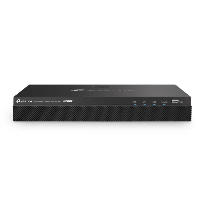 TP-LINK VIGI NVR2008H-8MP V2 8-kanalni PoE+ 4K video snemalnik