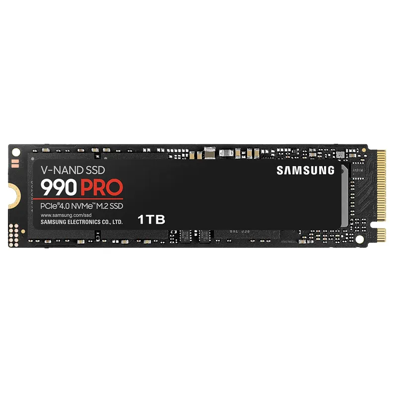 SAMSUNG 990 PRO 1TB M.2 PCIe 4.0 NVMe 2.0 SSD MZ-V9P1T0BW