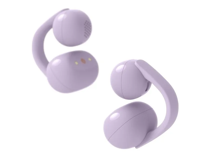 SONY LinkBuds Clip Open-Ear Headphones Lavender