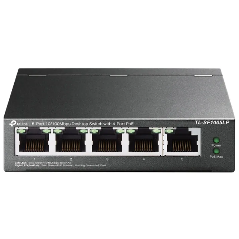 TP-LINK TL-SF1005LP 5-port 10/100Mbps (4xPoE) RJ45 mrežno stikalo switch