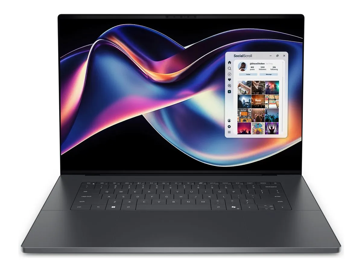 DELL XPS 16 DA16260 Intel Core Ultra X7 358H 16inch Non-Touch 32GB 1TB Intel Arc graphics W11P Copilot+ PC Graphite