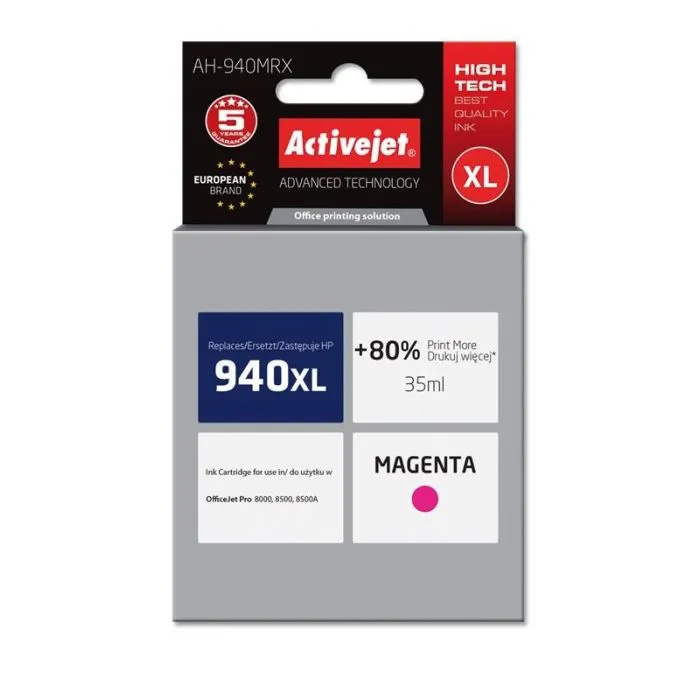 ActiveJet magenta črnilo HP 940XL C4908AE
