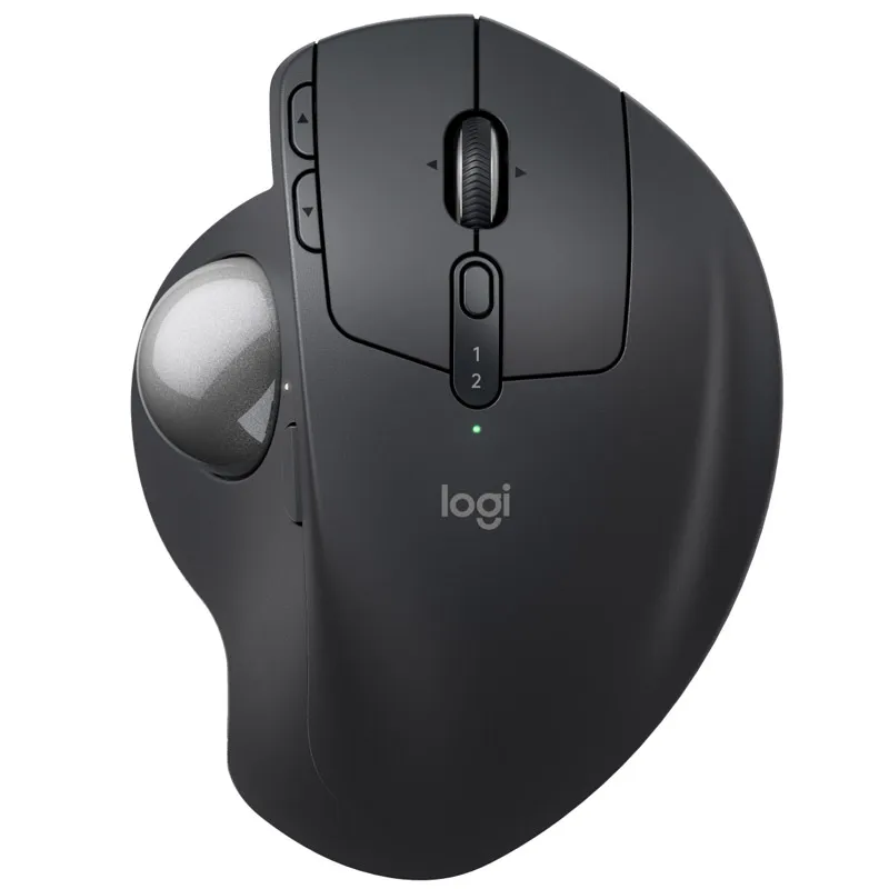LOGITECH MX Ergo S brezžična Bluetooth USB optična grafitna miška
