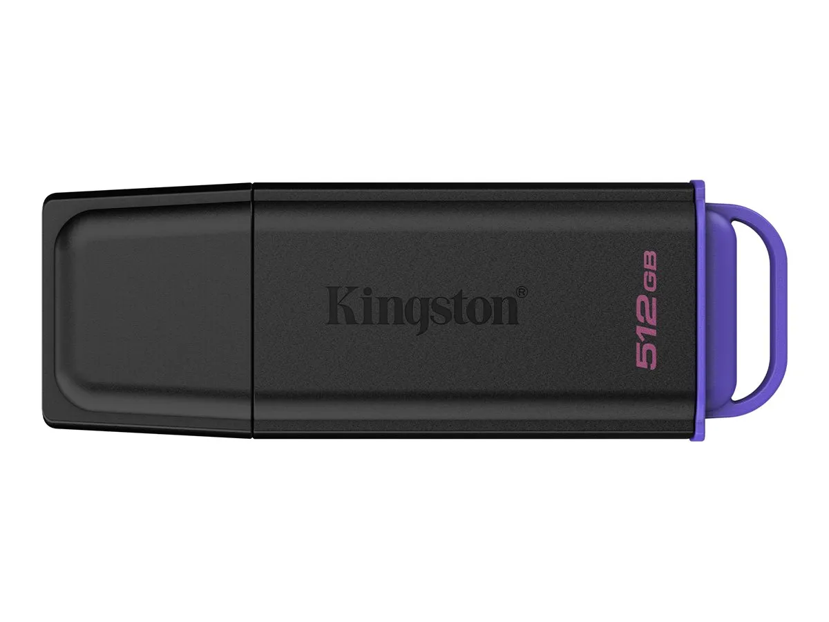 KINGSTON 512GB Portable USB 3.2 Gen 1 DataTraveler Exodia Black/Purple