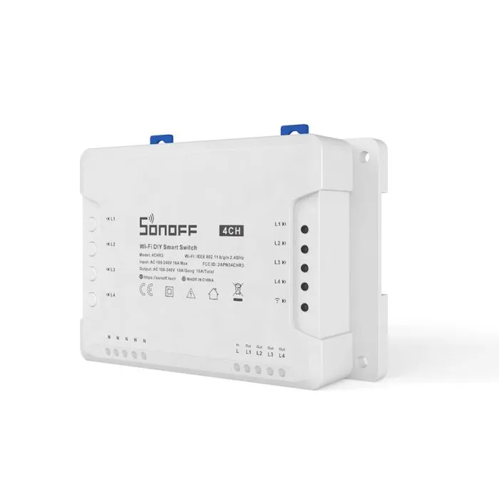 SONOFF pametno stikalo Wi-Fi stikalo 4-kanalni 4CHR3