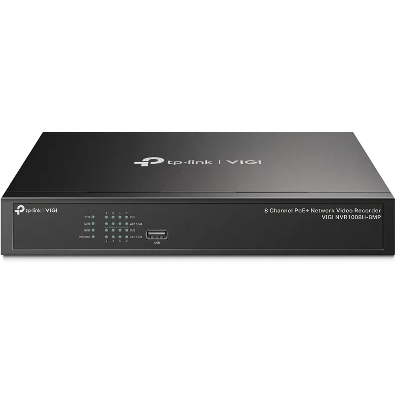 TP-LINK VIGI NVR1008H-8MP 8 kanalni PoE 2xUSB 2.0 HDMI/VGA/LAN Mini PC, video snemalnik