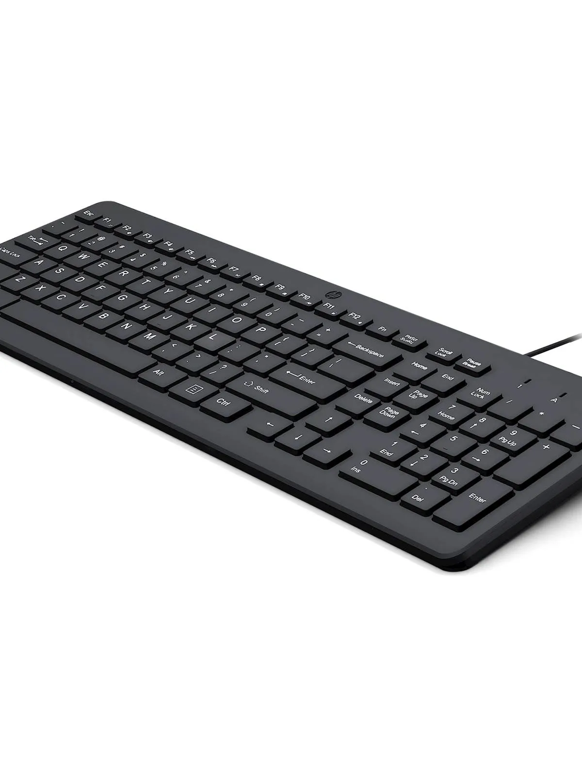 Žična tipkovnica HP 150 črne barve