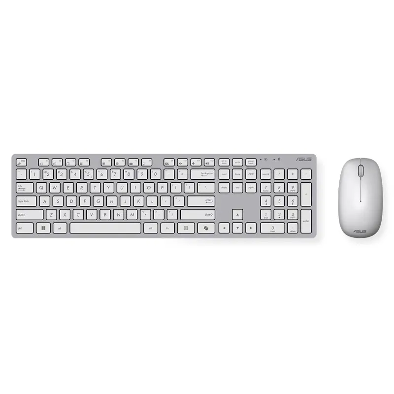 ASUS W5000 USB slovenska bela brezžična Copilot tipkovnica + miška