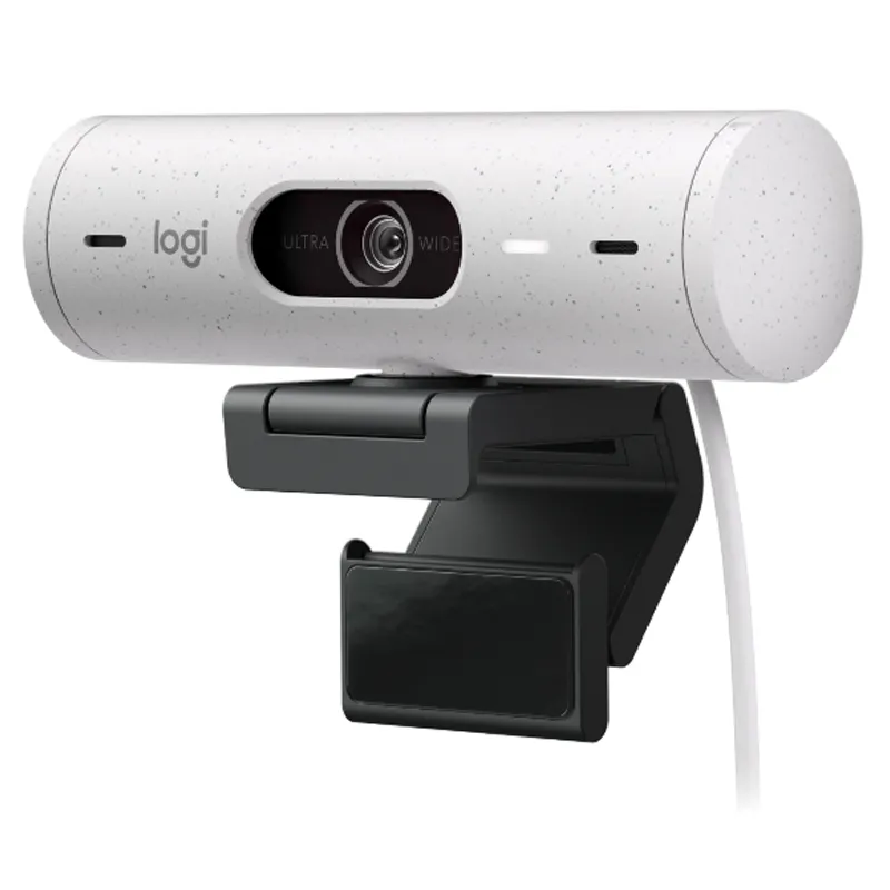LOGITECH BRIO 500 FHD 1080p LAN bela spletna kamera