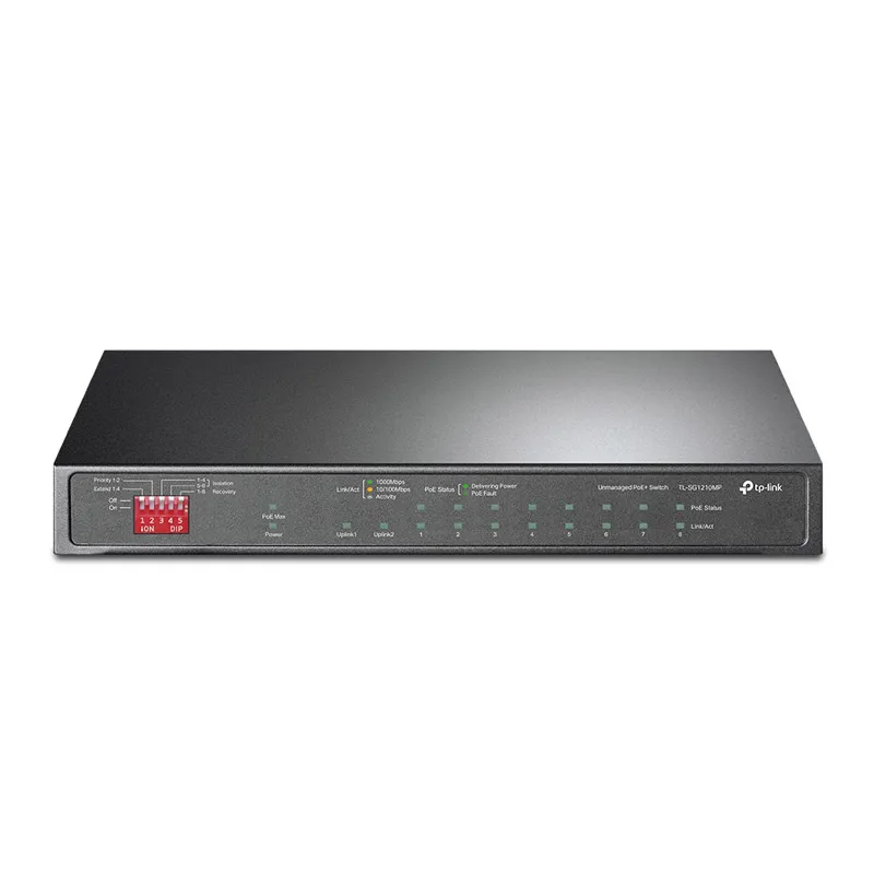 TP-LINK TL-SG1210MP 10-port 9x Gigabit (8x PoE+) RJ45 1x Gigabit SFP/RJ45 Combo mrežno stikalo switch