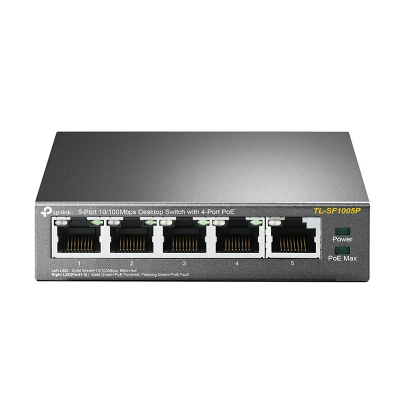 TP-LINK TL-SF1005P 5-port 10/100Mbps (4x PoE+) RJ45 mrežno stikalo switch