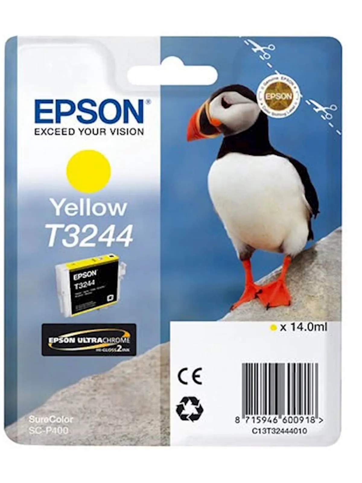 ČRNILO EPSON RUMENA ZA SURECOLOR SC-P401, 14 ml