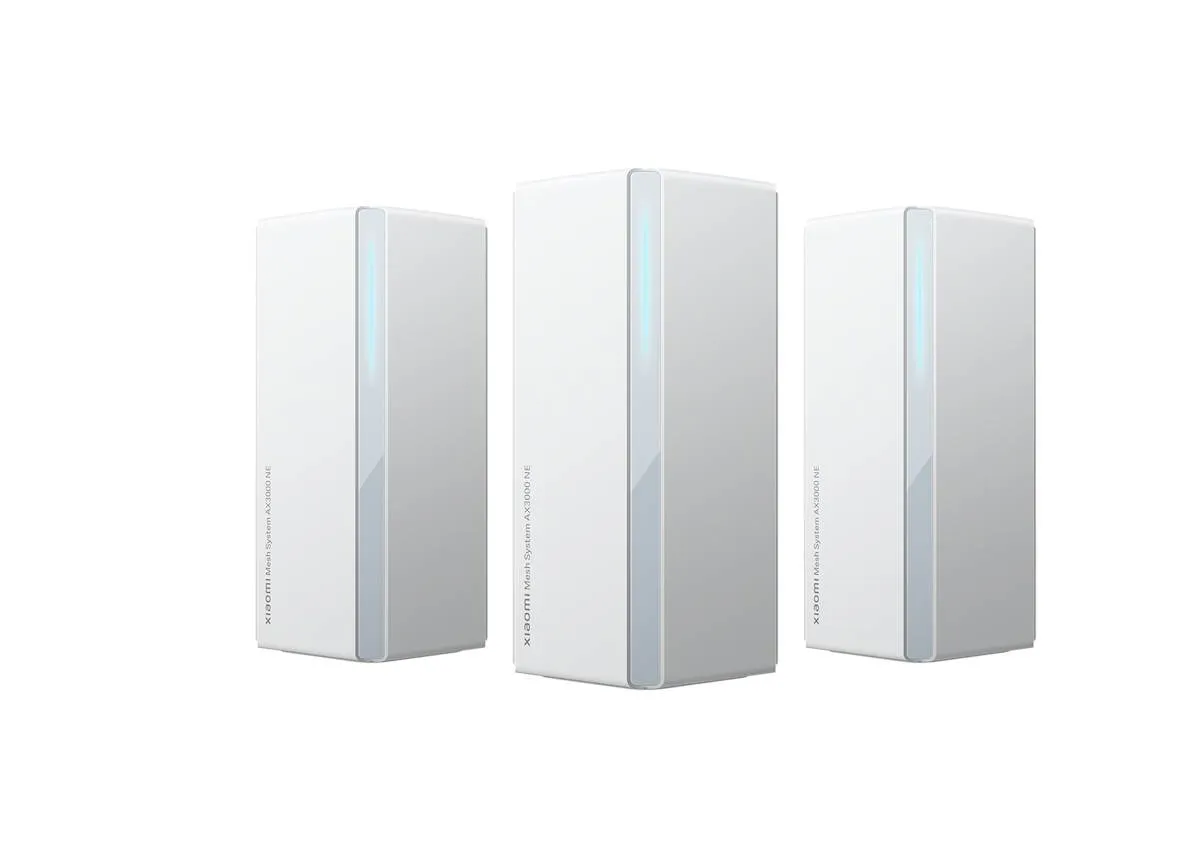 Xiaomi usmerjevalnik AX3000 NE 3pack Wi-Fi 6, NFC, MESH