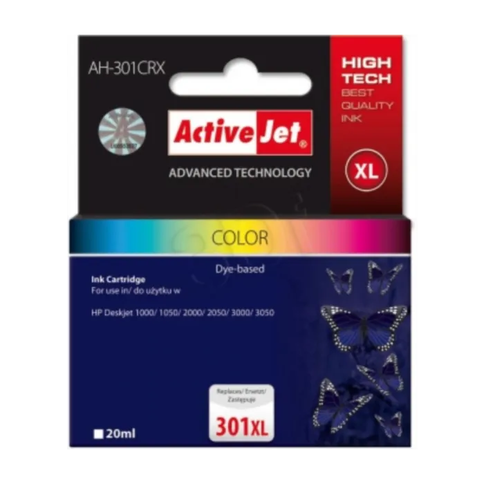 ActiveJet komplet barvnih  črnil HP CH564 301XL