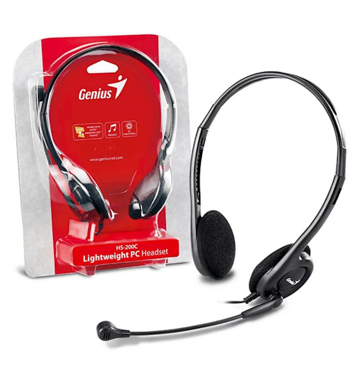 Slušalke Genius HS-200C single jack