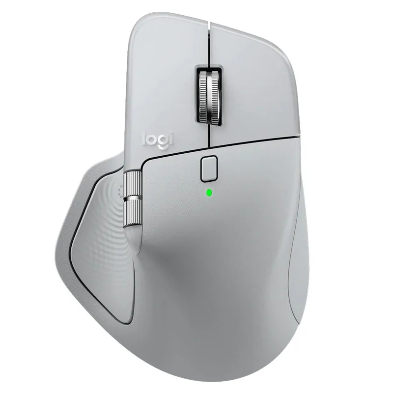 LOGITECH MX Master 4 brezžična Bluetooth USB Bolt Darkfield laser svetlo siva miška