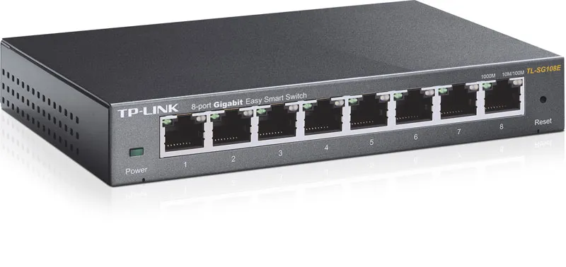TP-LINK TL-SG108E 8-port gigabit RJ45 Easy Smart mrežno stikalo switch
