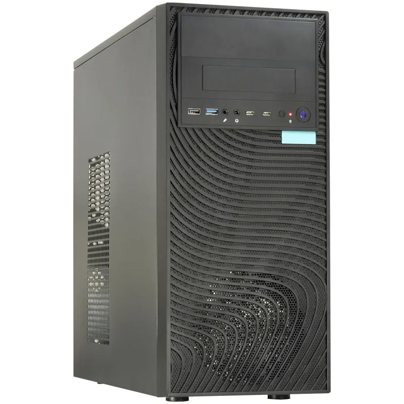 INTER-TECH IT-8835 RIPPLE midi-ATX črno ohišje