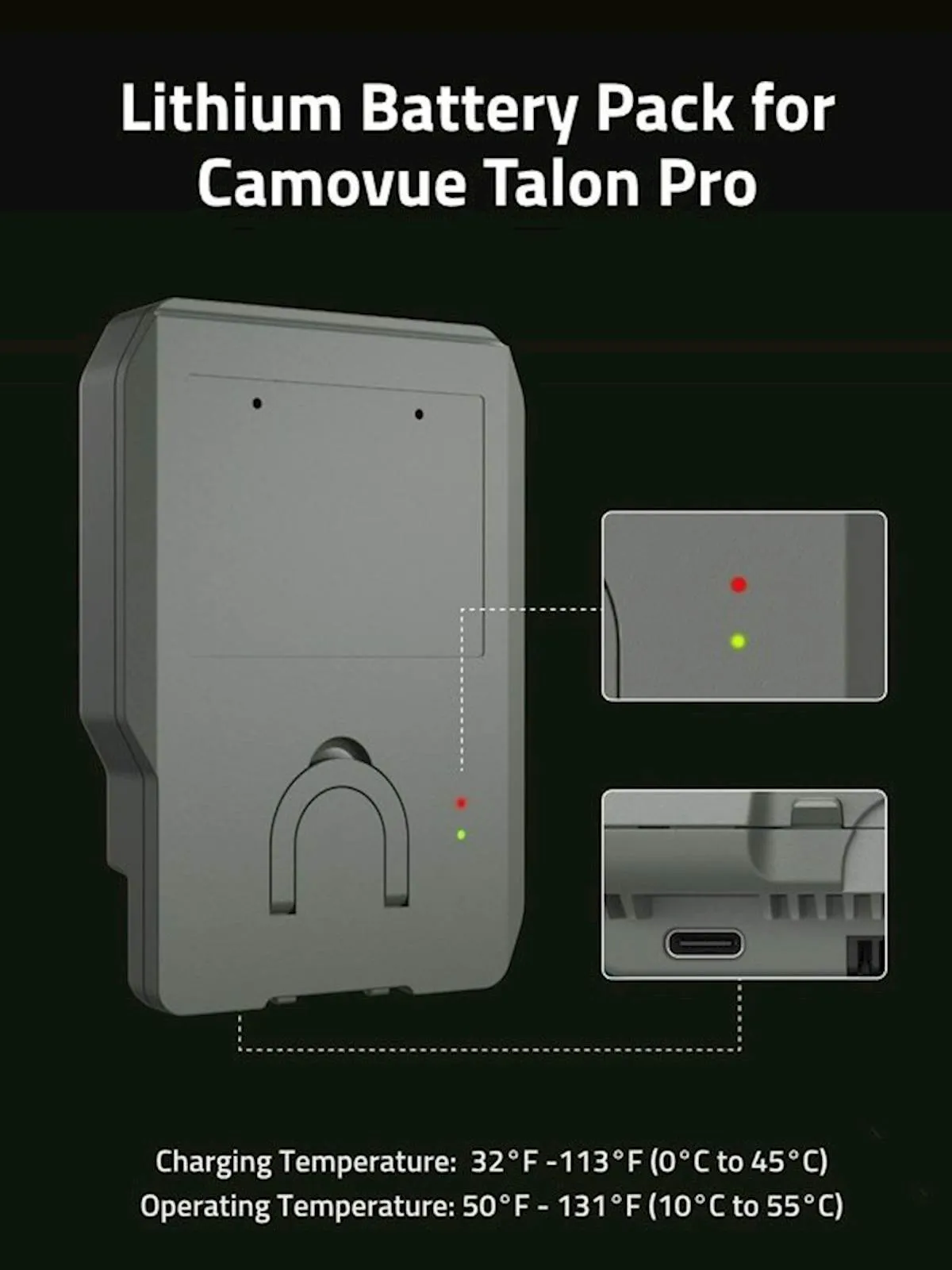 Reolink CAMOVUE BP-10  Lition polnilna baterija, 6000mAh