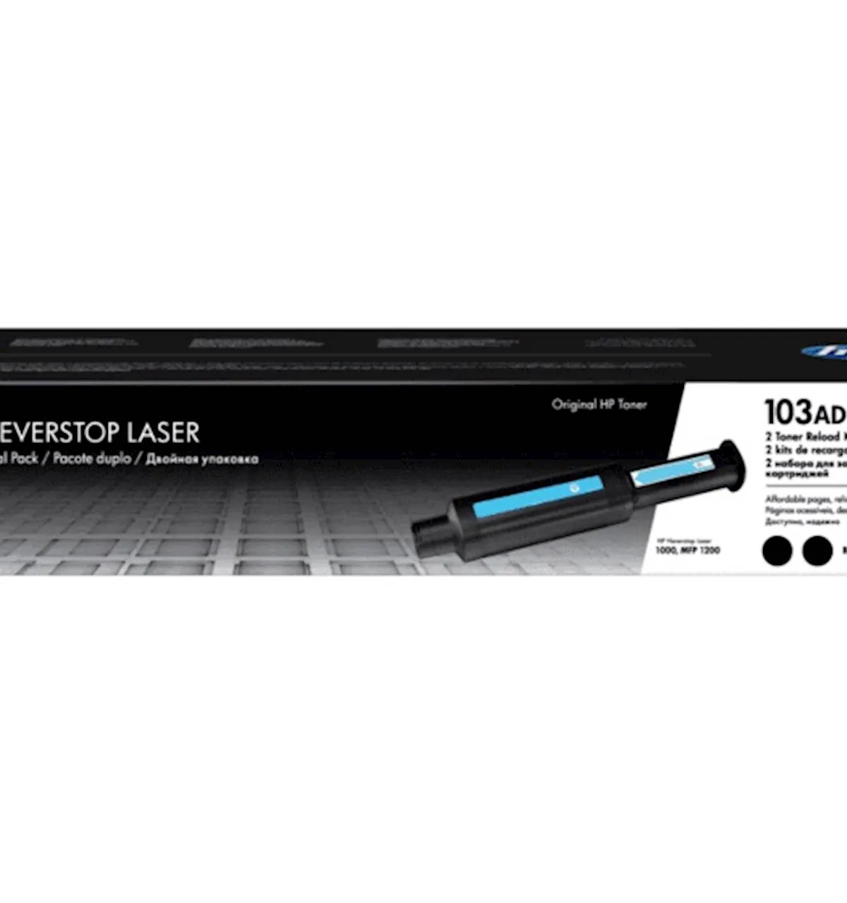 TONER HP 103AD ČRN NEVERSTOP RELOAD KIT ZA NEVERSTOP LASER 1000/MFP 1200 ZA 2 X 2.500 STRANI