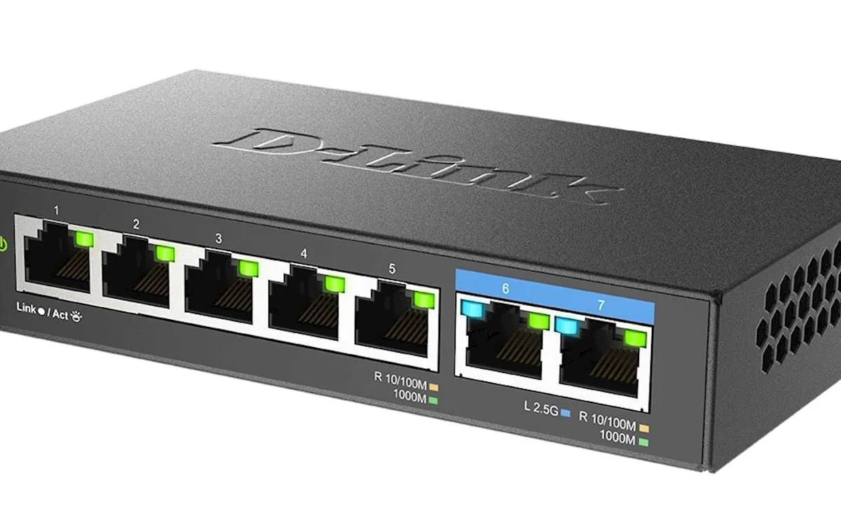 Mrežno stikalo DMS-107 2,5 Gbps