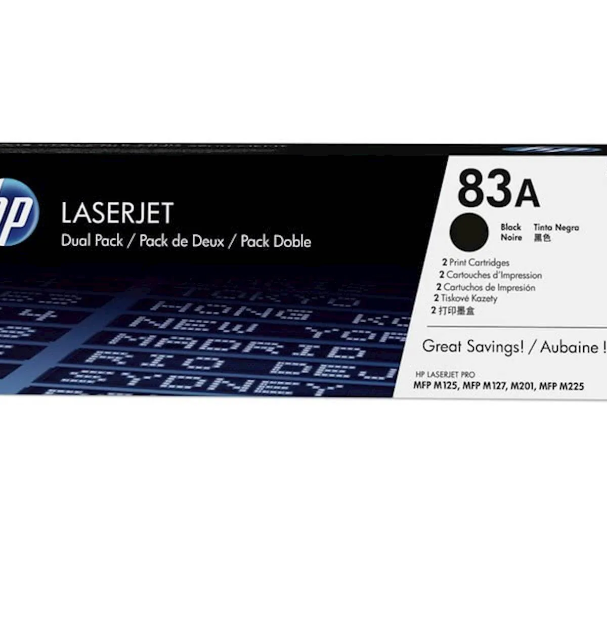 TONER HP 83A ČRN ZA LJ M201DW, M201N, PRO MFP M127/125, M225 ZA 1.500 STRANI