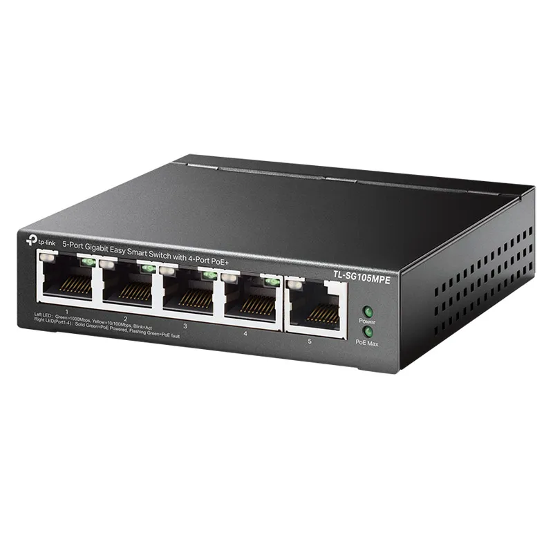 TP-LINK TL-SG105MPE 5-Port Gigabit (4x PoE+) RJ45 Easy Smart mrežno stikalo switch