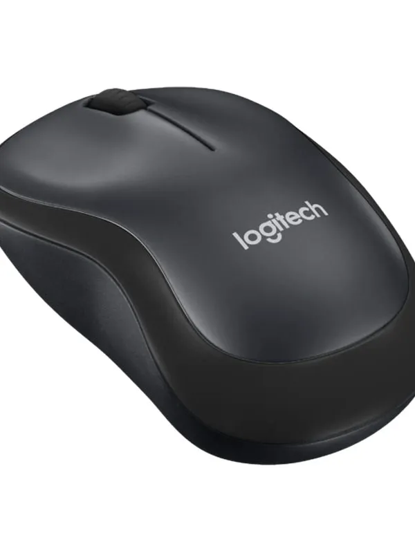 LOGITECH M220 Silent brezžična optična črna miška