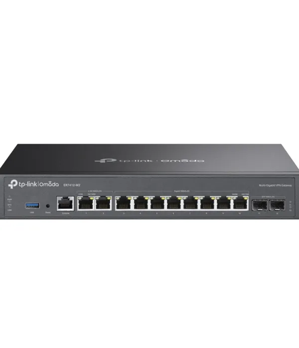 TP-LINK Omada ER7412-M2 Multi-Gigabit VPN usmerjevalnik za poslovna omrežja