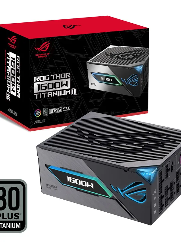ASUS ROG Thor 1600W Titanium III gaming modularni ATX napajalnik