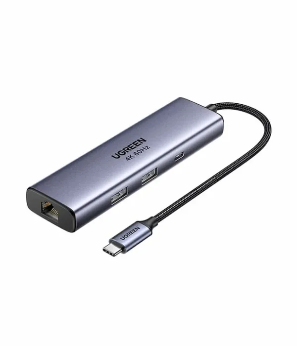 Ugreen 6-v-1 USB-C Hub (100 W PD, 4K@60Hz Displayport)